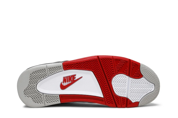Air Jordan 4 Retro Sneakers "White/Fire Red/Black"