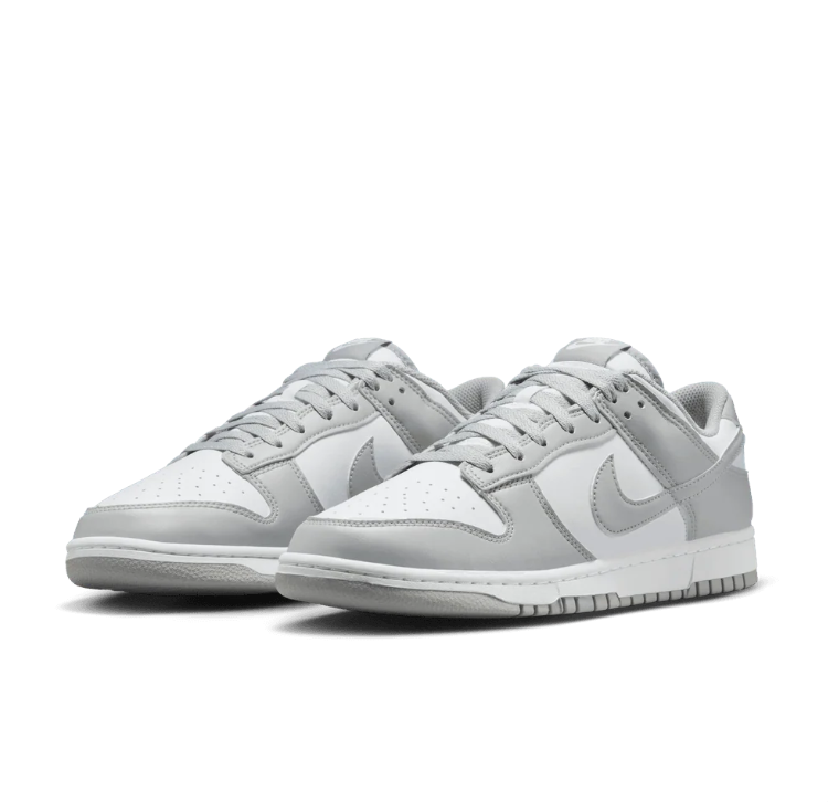 Nike Dunk Low Sneakers - White/Grey Fog