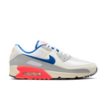 Nike Air Max 90 Sneakers - White/Hyper Blue/Solar Red