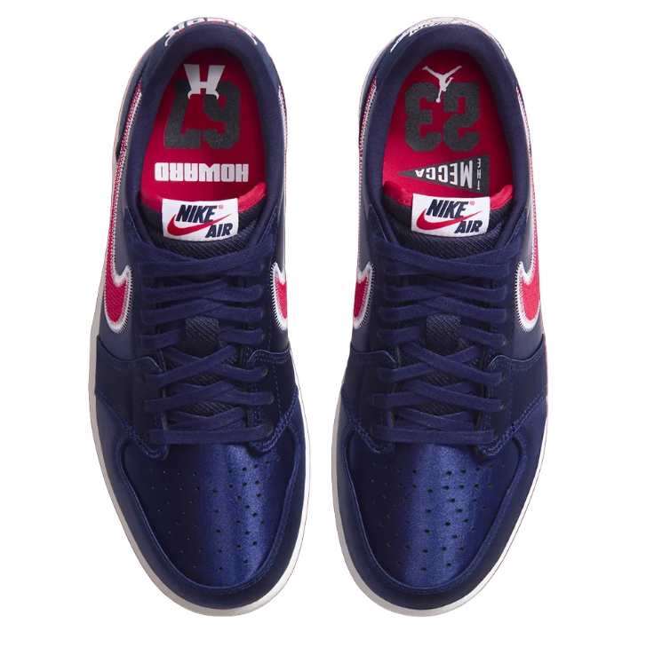 Air Jordan 1 Retro Low OG - Midnight Navy/University Red