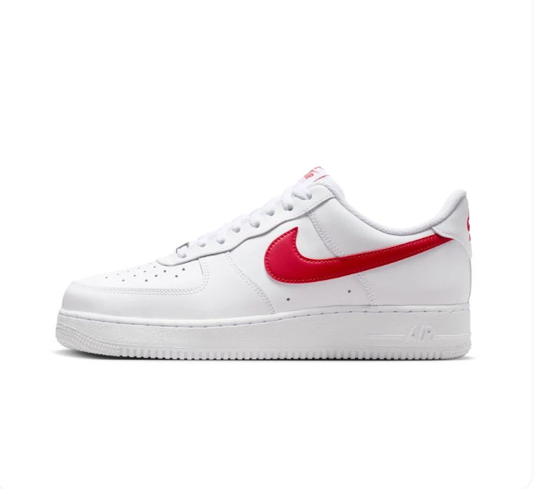 Nike Air Force 1 Low Sneakers - White/University Red