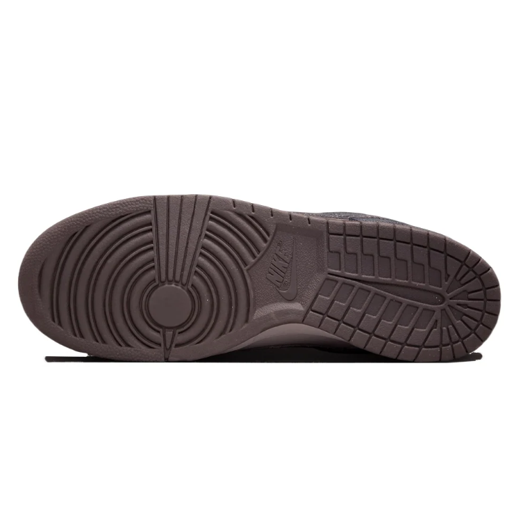 Nike Dunk Low Sneakers - Textured Charcoal & Taupe