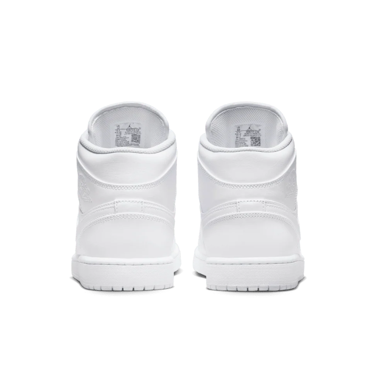 Air Jordan 1 Mid Sneakers "Triple White"
