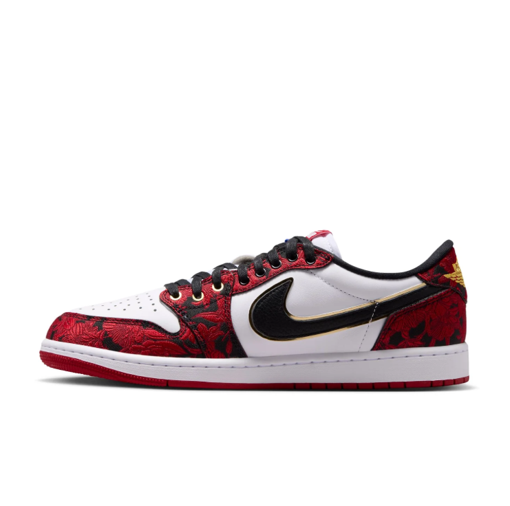 Air Jordan 1 Sneakers "Varsity Red/Black/Metallic Gold"