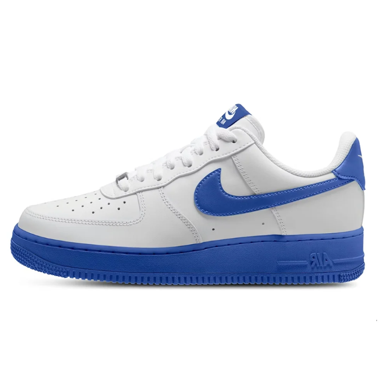 Nike Air Force 1 Low Sneakers - White/Game Royal Blue