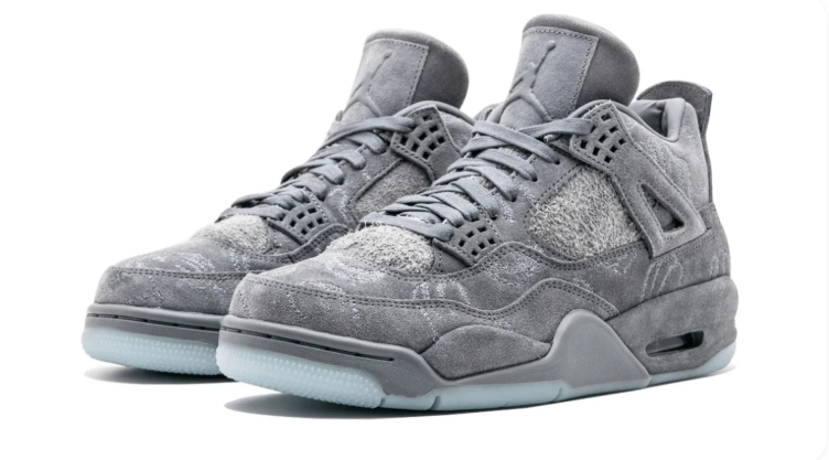 Air Jordan 4 Sneakers "Cool Grey/Ice Blue"