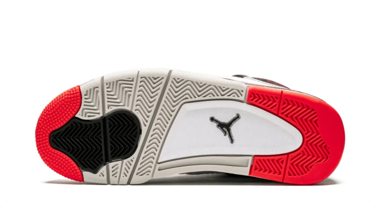 Air Jordan 4 Retro Sneakers "White/Hot Lava/Black"