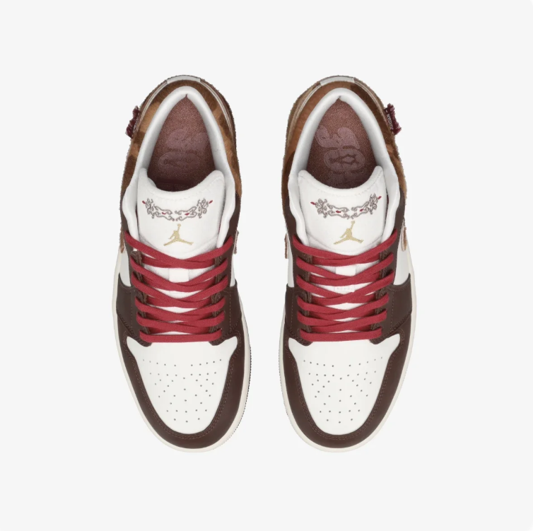 Air Jordan 1 Sneakers SE "Dark Chocolate/Tan/Red"