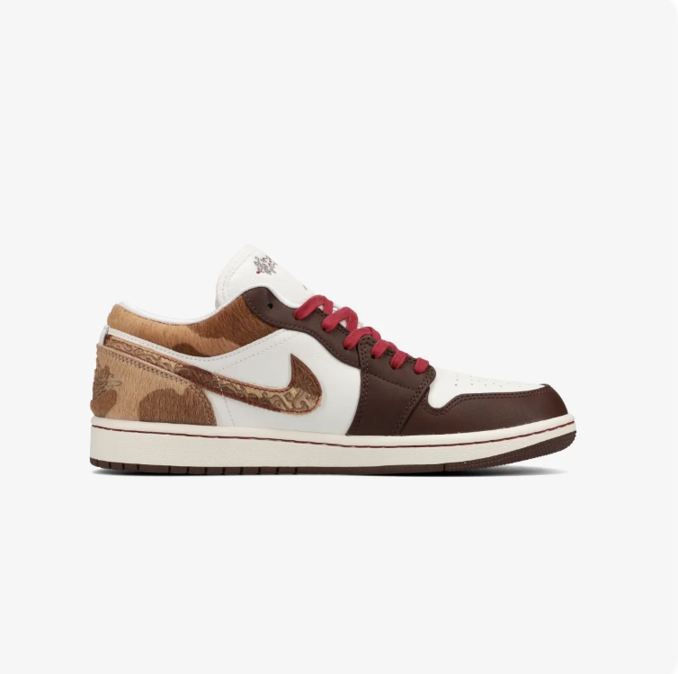 Air Jordan 1 Sneakers SE "Dark Chocolate/Tan/Red"